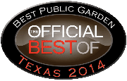 2014 Best Public Garden of Texas
