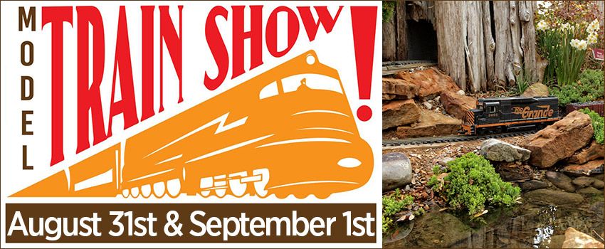 Clark Gardens Model Train Show August 31st & September 1st, 2024