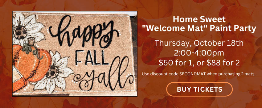 Welcome Mat Paint Party