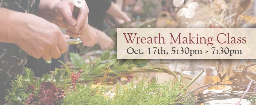 2024 oct wreath making banner