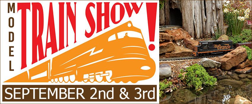 Clark Gardens Model Train Show September 2nd and 3rd, 2023