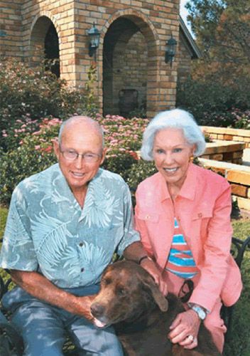 Max and Billie Clark, with Chocolate